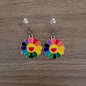 Takashi Murakami Unisex Dangle Earrings